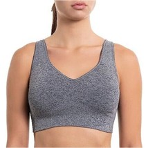 PUMA Womens Removable Cups Racerback Sports Bra 1 Pack Color Grey Size M - £32.68 GBP