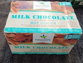 Freedoms Choice, Milk Chocolate Hot Cocoa Single Serve Cups, 12 Count (CO2) - £8.88 GBP