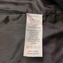 Chadwicks RN#127020 Women's Side Slit & Back Zip Pull-On Black Casual Skirt 12P image 4