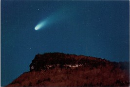 Comet Hale-Bopp Over The Indian Head Rock Lincoln NH Postcard PC544 - £3.90 GBP