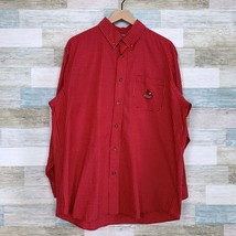 Louisville Cardinals Gingham Button Down Shirt Red Wrinkle Resistant Mens XL - £19.40 GBP