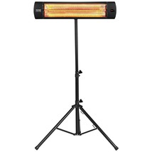 VEVOR Infrared Heater, 1500W Remote Control Electric Space Heater, LED Screen Pa - £139.18 GBP