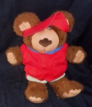 Vintage Furskins Xaiver Roberts Spitball Red Teddy Bear Stuffed Animal Plush Toy - $27.55