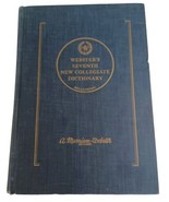 Webster&#39;s Seventh New Collegiate Dictionary Hardcover Finger Tabs 1963 C... - $165.29 MXN