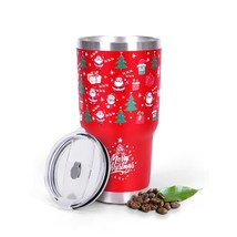 Christmas Tumbler With Lid, Christmas Gift Ideas, For Adult Women Men, Stainless - $27.99