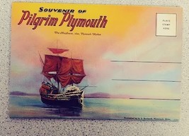 Souvenir of Pilgrim Plymouth Souvenir Photo Folder 1950&#39;s - £7.87 GBP