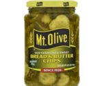Mt. Olive Bread &amp; Butter Pickle Chips, 24 fl oz Jar, Case Of 4 - £18.04 GBP