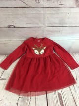 Carters Girls Size 24m Red, Holiday Dress Tutu Reindeer - £7.03 GBP
