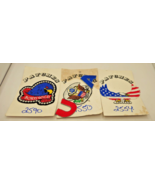 3 EAGLE US USA PATCHs GREAT SEAL OF UNITED STATES iron-on embroidered EM... - $12.59