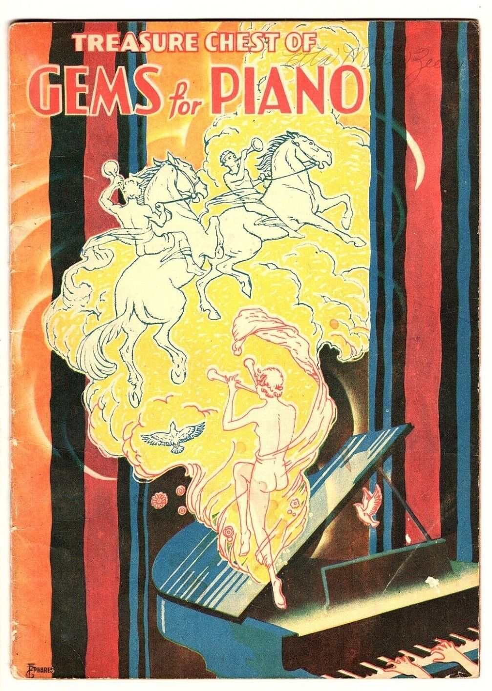 Primary image for Treasure Chest of Gems for Piano - 1936 Sheet Music