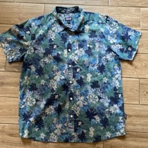 PATAGONIA Organic Cotton Hawaiian Shirt Mens XL Beach Floral - £59.95 GBP