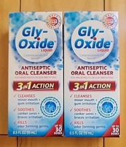 Gly-Oxide Antiseptic Oral Cleanser Liquid 0.5 fl oz Exp 11/2024 2 Boxes ... - $48.37