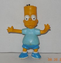 The Simpsons BART 3&quot;  bendy PVC Figure Bendable VHTF Rare Cake Topper - £7.54 GBP