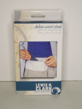 Lewis N. Clark Deluxe Waist Stash Money Belt Tan/Off White New Up To 50&quot; (h) - £13.22 GBP