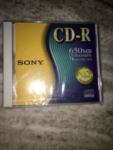 Sony 1-Pack CD-R Recorder Media CDQ-74CN 650MB 74min - $14.85