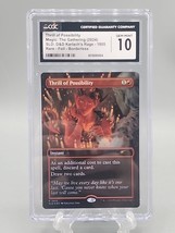 MTG Thrill of Possibility D&amp;D Secret Lair Foil Borderless #1805 CGC 10 Gem Mint - $69.28