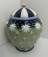 Vintage Mary Engelbreit Canister w Lid 1999 Michel &amp; Co 8” Floral Canister - £29.24 GBP