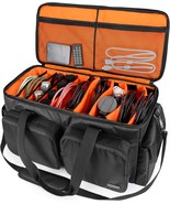 Trunab DJ Cable File Bag with Detachable Padded Bottom and Dividers, Tra... - £72.90 GBP