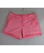 Maurices Women&#39;s Bright Pink Booty Shorts Size 5/6 Inseam 4&quot; - $316.61 MXN