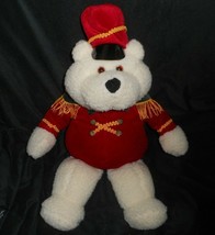Vintage 1992 Commonwealth Drummer Marching Band Bear Stuffed Animal Plush Toy - £26.09 GBP