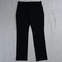 NYDJ 10 Black Ponte Pull On Skinny Knit Legging Lift Tuck Pants - £11.95 GBP
