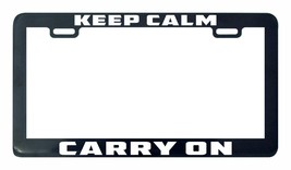 Keep Calm Carry On license plate frame tag - £4.80 GBP