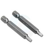 2inch Square Robertson Head Screwdriver Bit Set with 1/4inch Hex Shank - £5.69 GBP