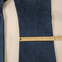 True Religion Billy Womens Blue Cotton Denim Distressed Bootcut Jeans Size 31×33 image 8