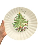 Blue Ridge Southern Pottery Christmas Tree with Mistletoe 10.25in VTG Plate Xmas - £27.85 GBP