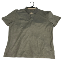 UNTUCKit Shirt Mens XL Gray Heathered Polo Soft Stretch Cotton Knit Perf... - $29.07