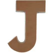 Philadelphia Candies Solid Milk Chocolate Alphabet Letter J, 1.75 Ounce Gift - £7.87 GBP