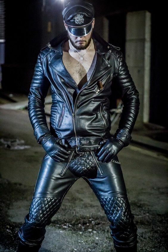 MEN COWHIDE LEATHER JEANS BLUF BREECHES LEDERHOSEN SAILOR PANTS TROUSERS... - $106.27