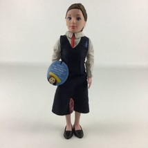 Madeline Doll Teacher Miss Clavel 10&quot; Paris Chaperone Vintage Learning Curve Toy - $51.43