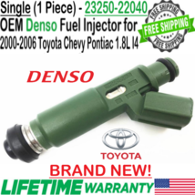 NEW Genuine Denso 1Pc Fuel Injector for 2003, 2004, 2005 Toyota Celica 1.8L I4 - £62.29 GBP