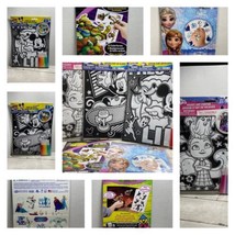 Mickey, Vampirina, Velvet Art Posters, Disney Frozen Tattoos, TMNT Colorforms - £10.61 GBP