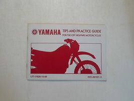 2001 Yamaha tips practice guide for the highway motorcyclist Manual LIT1... - $7.45