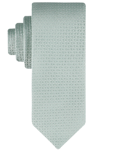Calvin Klein Mens Regular fit Tie Necktie One Size Green Geometric NWT - $184.01 MXN