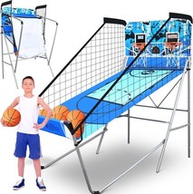 SereneLife Heavy Duty Dual Hoop Basketball Arcade Game System (Open Box) - $2,351.76 MXN
