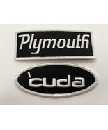 PLYMOUTH CUDA SEW/IRON ON PATCH EMBROIDERED BADGE EMBLEM BARRACUDA - $14.92 CAD