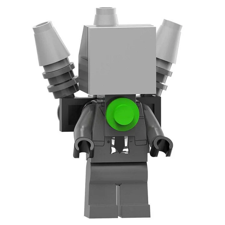 Computer man skibidi toilet custom minifigure thumb200