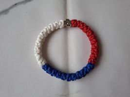 Red Blue White Orthodox Serbian Prayer Rope Bracelet - 33 Knots - €19,60 EUR