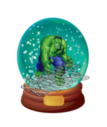 Avenger Snow Dome A2-Digital-clipart-gift card-gift tags-banner-backgrou... - $37.17 MXN