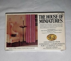 The House Of Miniatures Queen Anne Candle Stand Dollhouse Kit 40013 NEW ... - £9.56 GBP