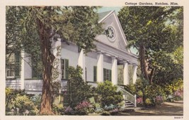 Cottage Gardens Natchez Mississippi MS Street of the Governors Postcard D27 - £2.35 GBP