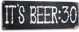 It&#39;s Beer Thrity 30 Retro Logo Funny Bar Pub Man Cave Decor Large Metal ... - £14.10 GBP