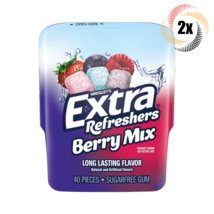 1x Bottle Wrigley&#39;s Extra Refreshers Berry Mix Gum | 40 Per Bottle | Sug... - £8.01 GBP