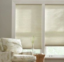 HDC-Parchment Cordless Light Filtering Cellular Shade - 35 in. W x 48 in. L - $33.24