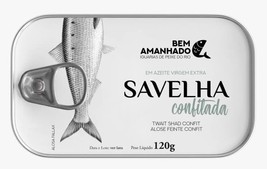 Bem Amanhado - Canned Gourmet Freshwater Fish - Twait Shad (Alosa fallax... - £43.52 GBP
