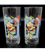 2 Disney Winnie the Pooh &quot;What&#39;s Cooking Pooh?&quot; 16oz Glass Cup Anchor Ho... - £22.19 GBP