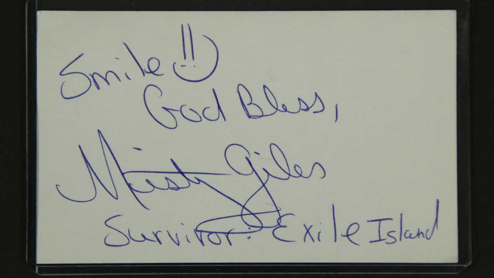 Misty Giles Signed Autographed &#39;Survivor&#39; 3x5 Index Card - $15.00
